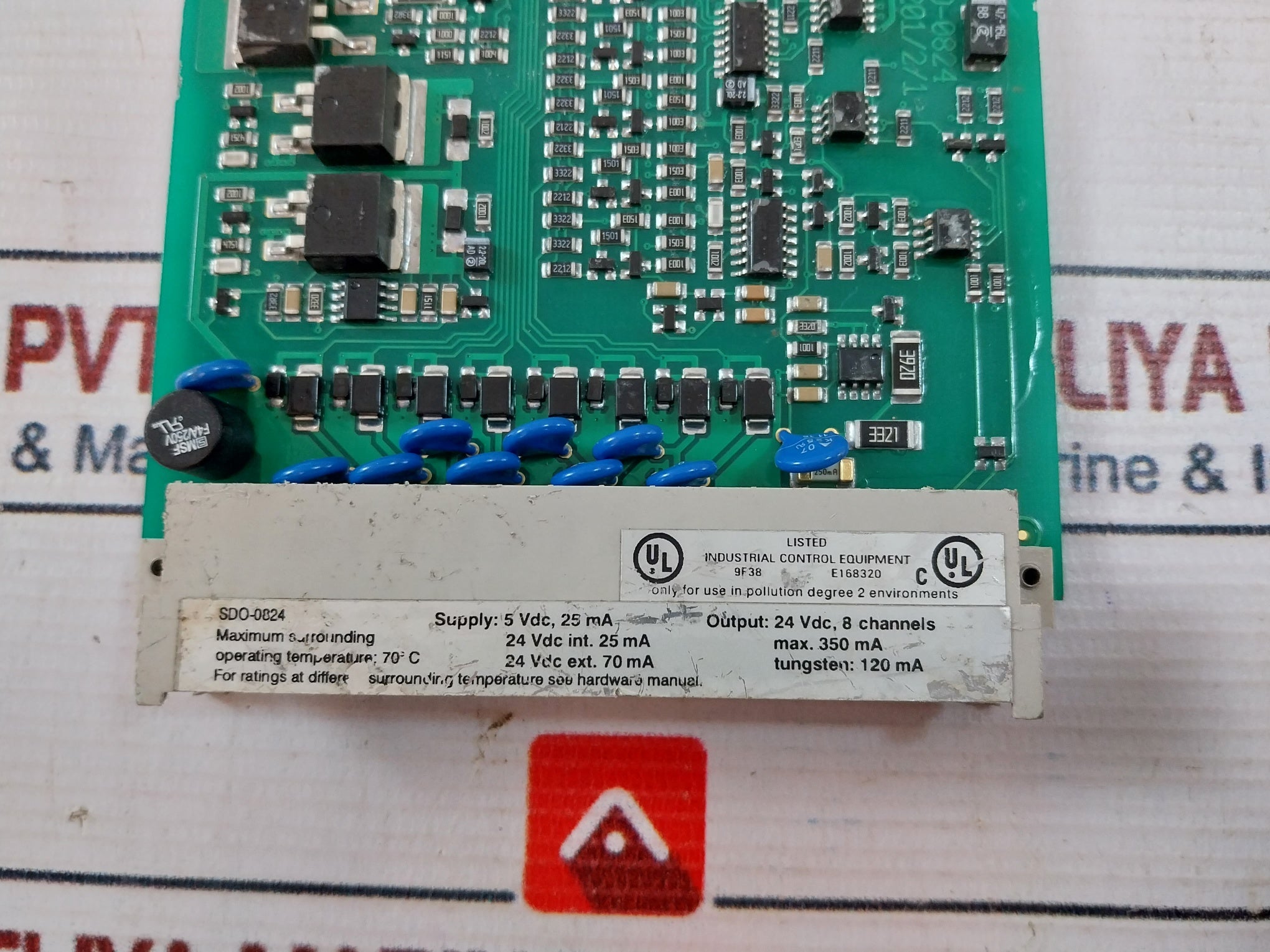 Honeywell Sdo-0824 Digital Output Pcb Module 8 Channel 24Vdc