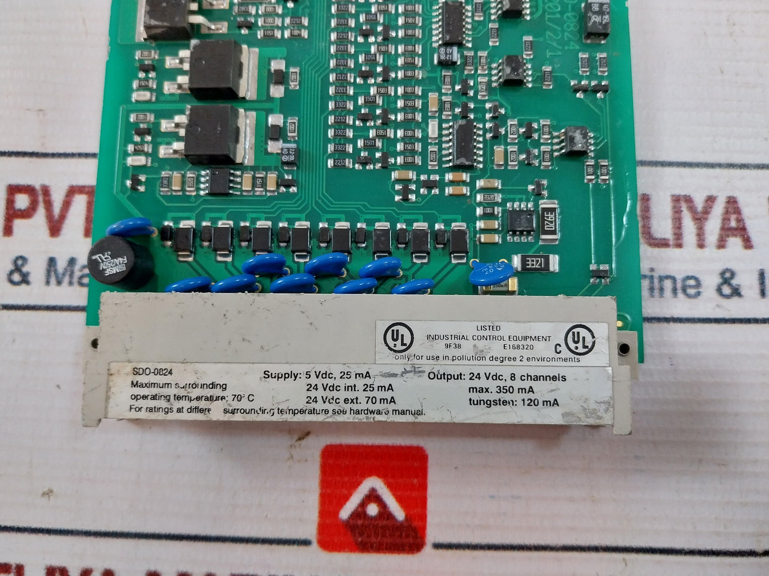 Honeywell Sdo-0824 Digital Output Pcb Module 8 Channel 24Vdc