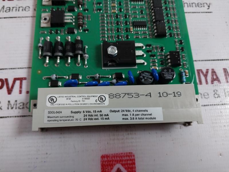 Honeywell Sdol-0424 Digital Output Module 5vdc 15ma