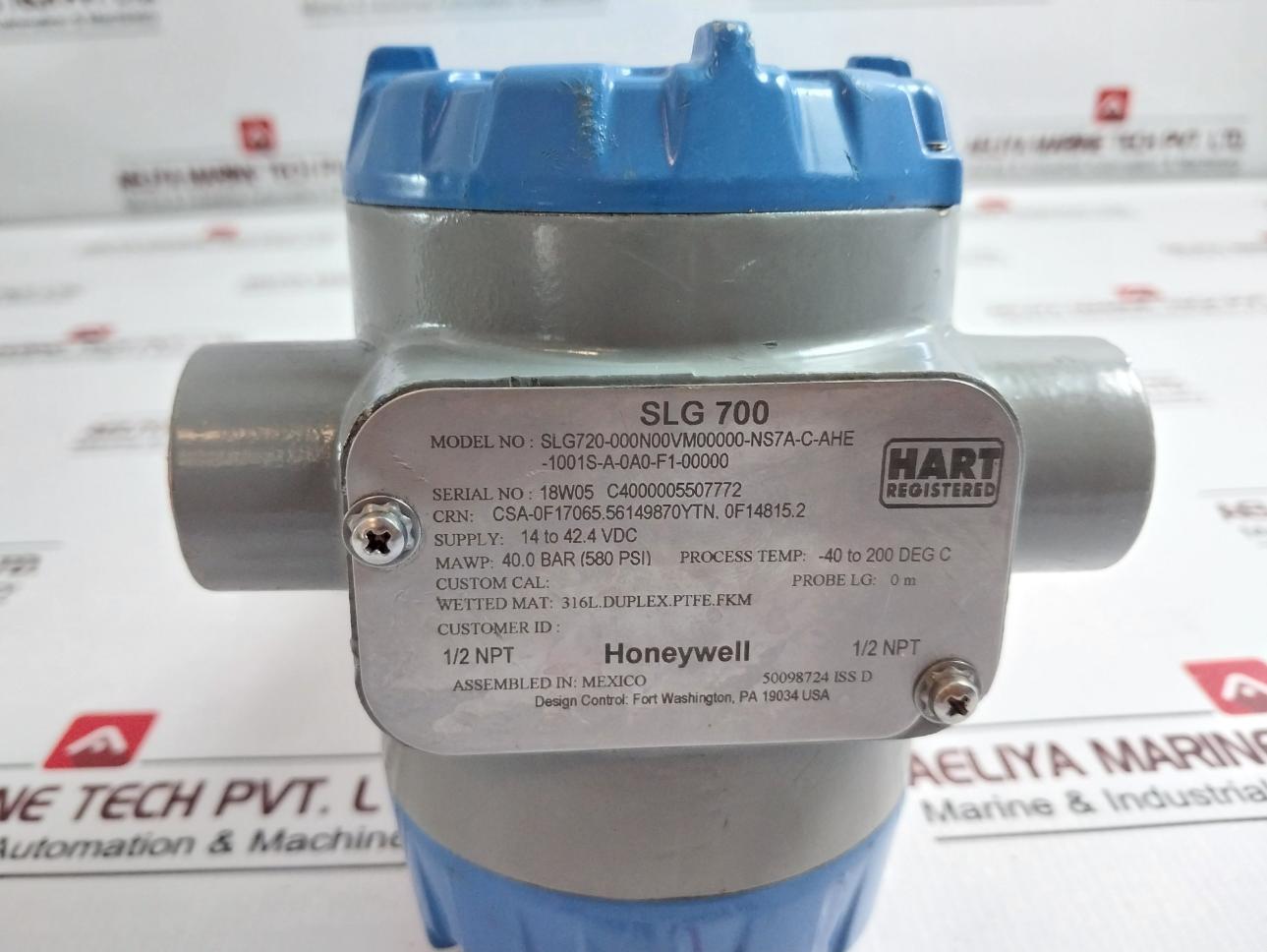 Honeywell Slg 700 Guided Wave Radar Level Transmitter Smartline Slg720 Series