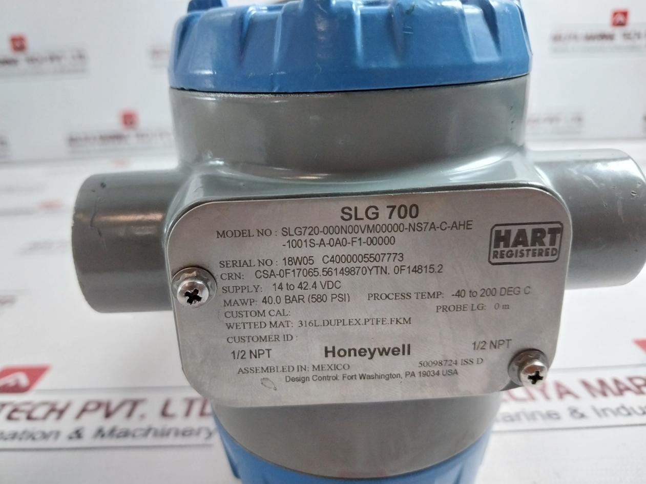 Honeywell Slg 700 Slg Series Guided Wave Radar Level Transmitter Hart Registered