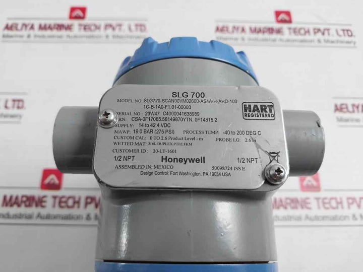 Honeywell Slg 700 Smartline Pressure Transmitter 14-42.4Vdc 4–20Ma