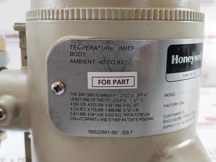 Honeywell Sma125-e2A-00000-me Cc Tb Mb 0X F1 1C Smart Transmitter (Not Working)