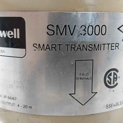 Honeywell Sma125-e2A-00000-me Cc Tb Mb 0X F1 1C Smart Transmitter (Not Working)
