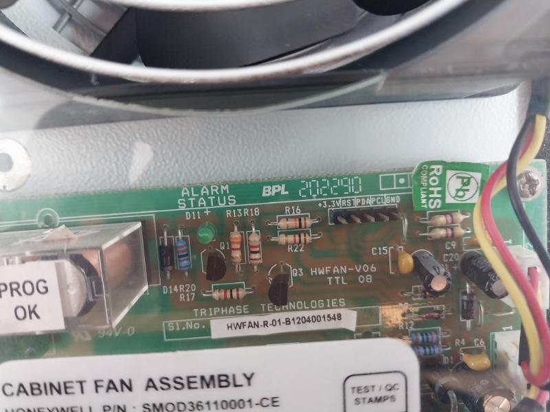 Honeywell Smod36110001-ce Cabinet Fan Assembly 100-240V Ac 94V-0