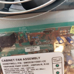 Honeywell Smod36110001-ce Cabinet Fan Assembly 100-240Vac 0.41A 47-63Hz