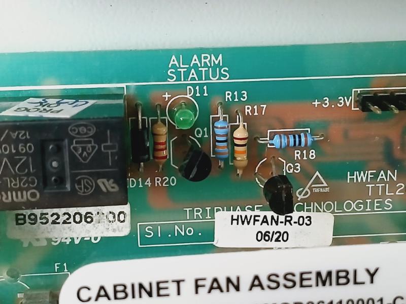 Honeywell Smod36110001-ce Cabinet Fan Assembly 94V-0