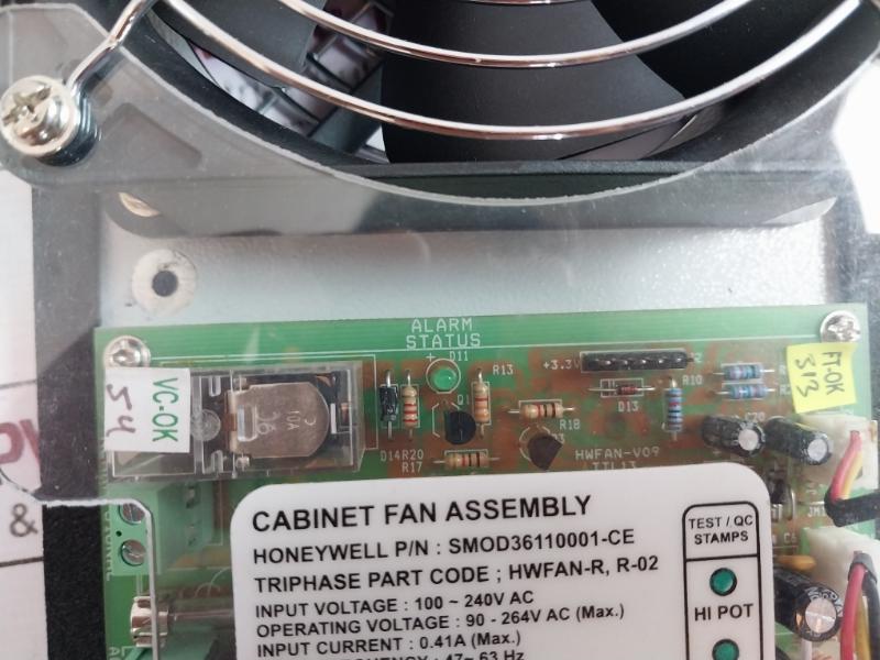 Honeywell Smod36110001-ce Cabinet Fan Assembly Hwfan-r 100-240Vac 0.41A