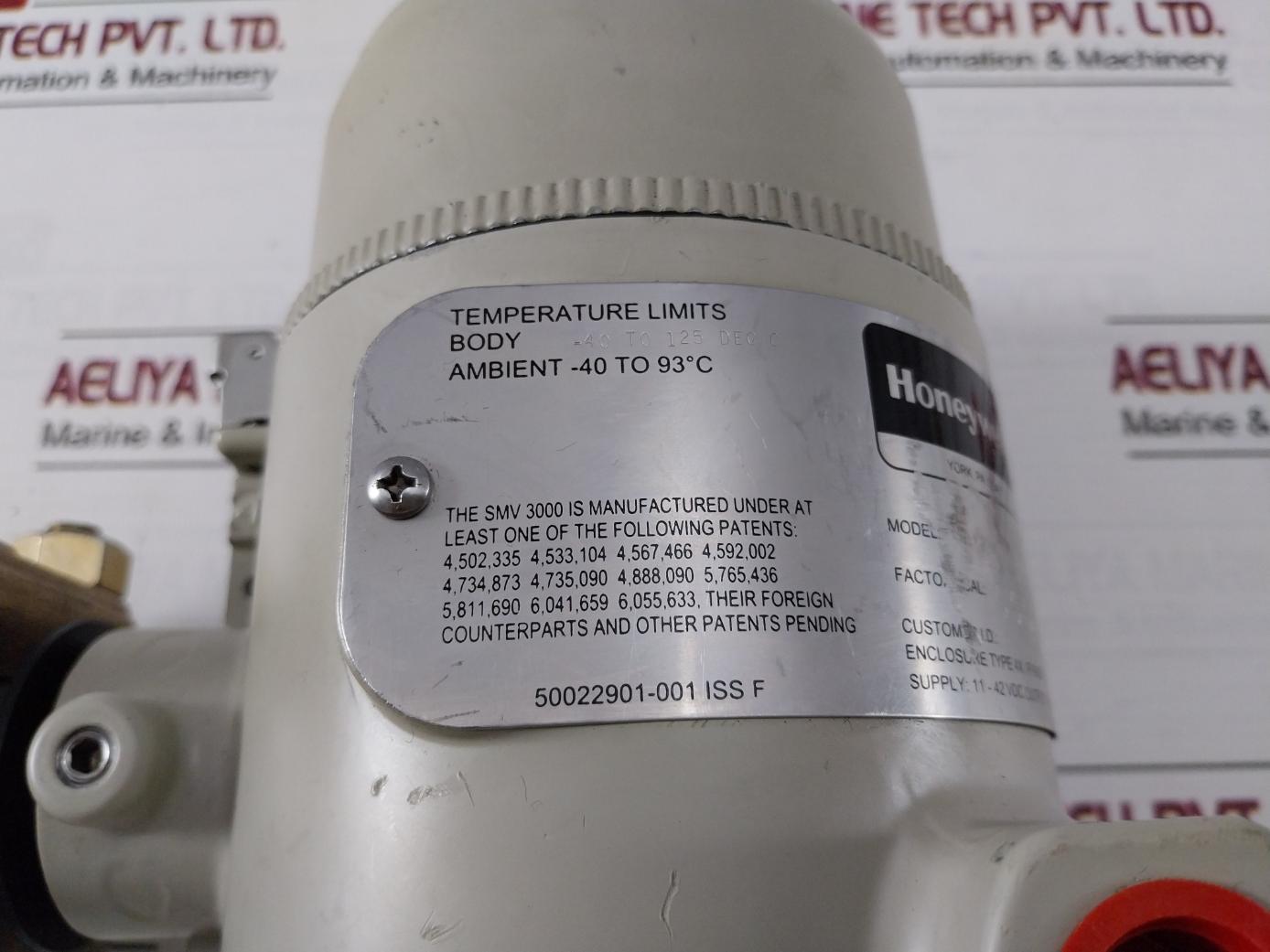 Honeywell Smv 3000 Smart Multivariable Flow Transmitter 11-42Vdc 0 To 100 Psi