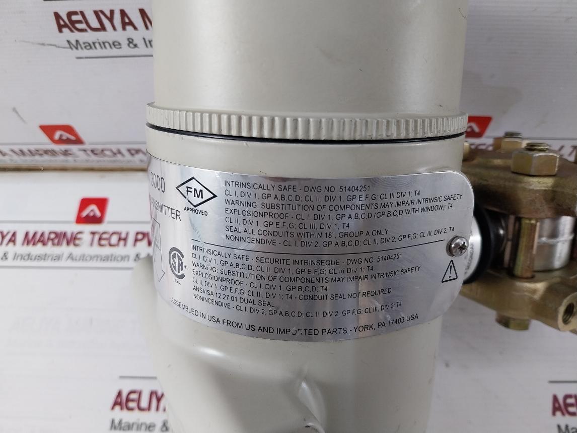 Honeywell Smv 3000 Smart Multivariable Flow Transmitter 11-42Vdc 0 To 100 Psi