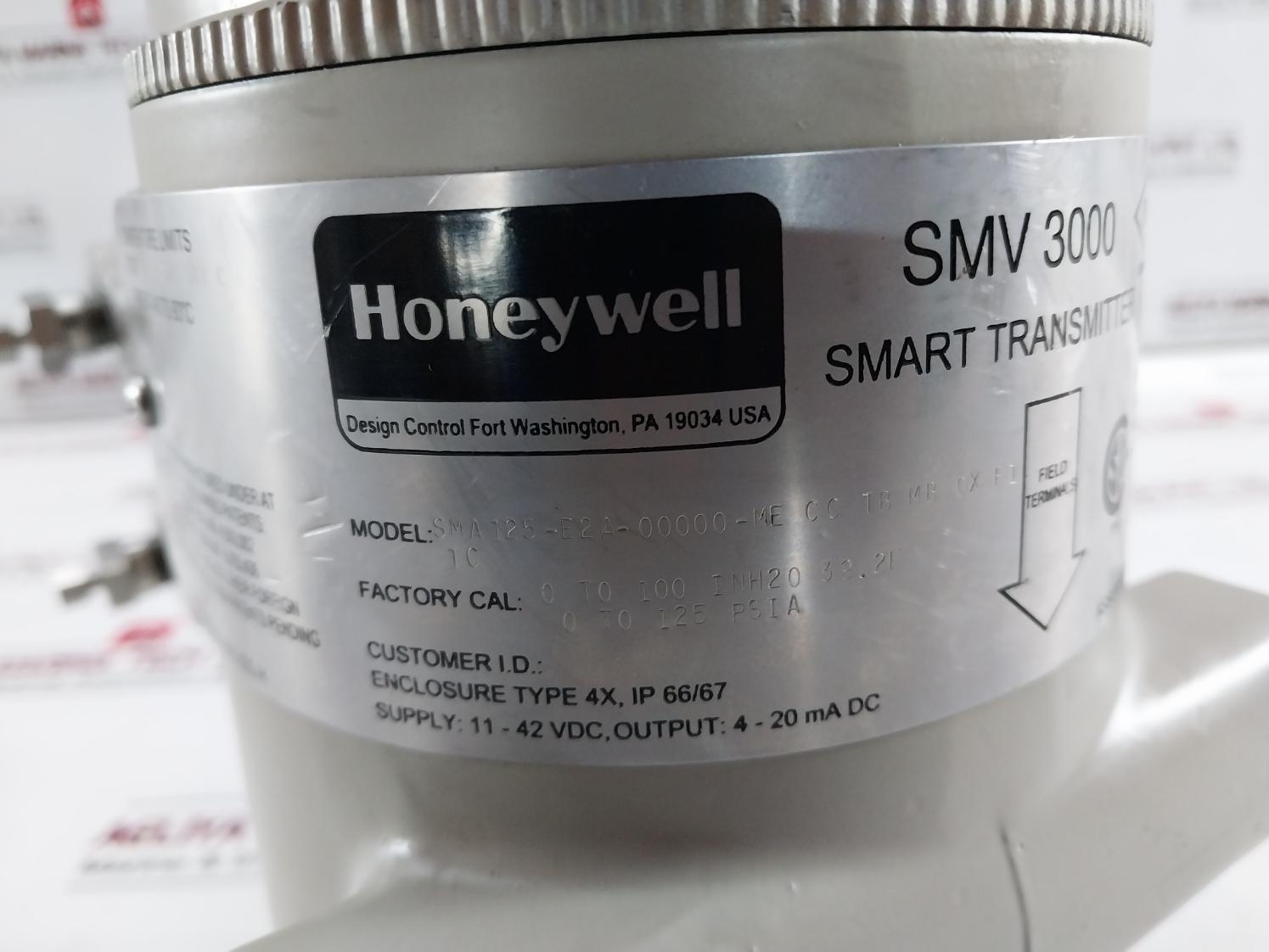 Honeywell Smv 3000 Smart Multivariable Flow Transmitter Assy 11-42Vdc 316Ss