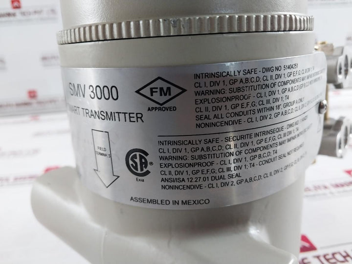 Honeywell Smv 3000 Smart Multivariable Flow Transmitter Assy 11-42Vdc 316Ss