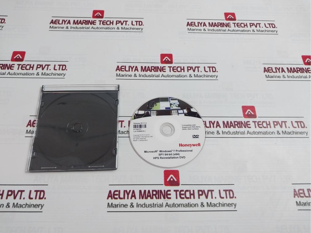 Honeywell Sp1 64-bit (X64) Windows 7 Professional Hps Reinstallation Dvd