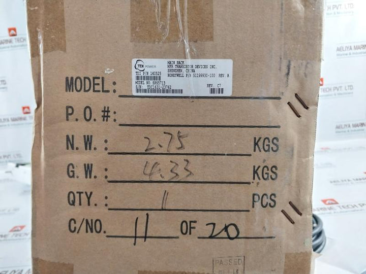 Honeywell Sps5713 Power Transistor Devices Tdi 140525 51199930-100