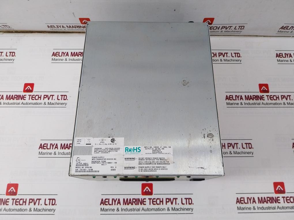 Honeywell Sps5785 Tdi Power Supply Module 51198651-100 Rev F