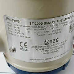 Honeywell St 3000 Smart Pressure Transmitter 500 Psi Stg140-e1G-00000-h6