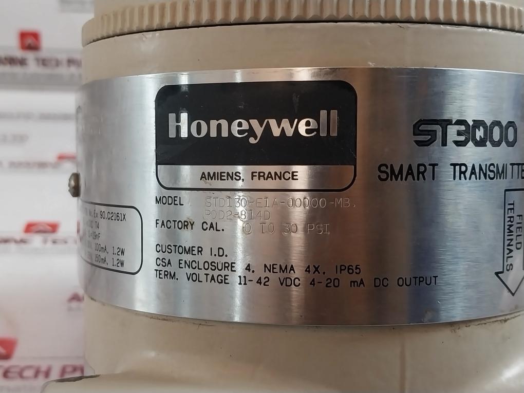 Honeywell St3000 Smart Temperature Transmitter Stdi30-e1A-00000-mb