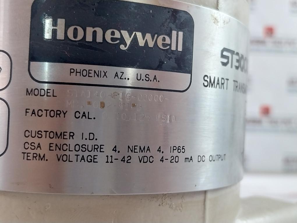 Honeywell St3000 Sta140-e1G-00000-mb,P0D2-51Pb Smart Temperature Transmitter 750 Psia