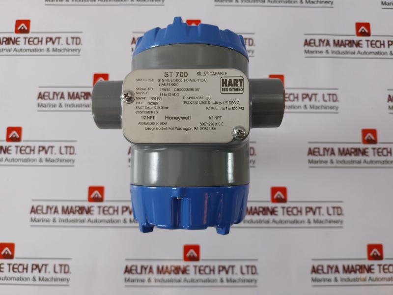Honeywell St 700 Smart Pressure Transmitter C483529sc2h -50˚c To +70˚c