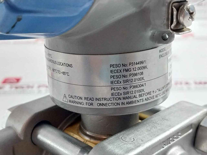 Honeywell St 800 Foundation Fieldbus Pressure Transmitter 4500 Psi Ip66/Ip67