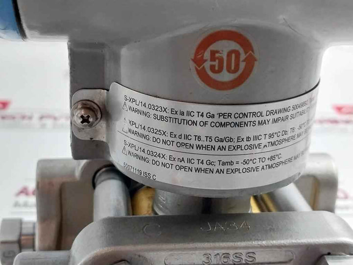 Honeywell St 800 Foundation Fieldbus Pressure Transmitter 4500 Psi Ip66/Ip67