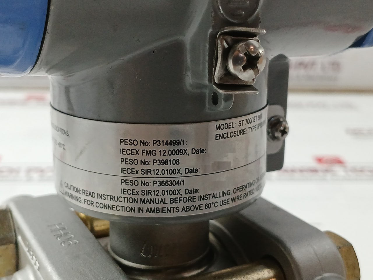 Honeywell St 800 Pressure Transmitter Std820-e1Ac4As-1-e-ahc-11C-b-11A0-f1-0000