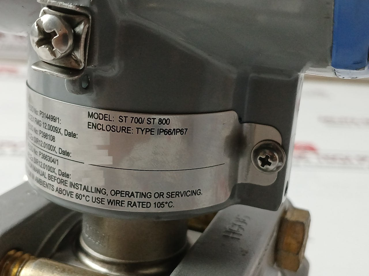 Honeywell St 800 Pressure Transmitter Std820-e1Ac4As-1-e-ahc-11C-b-11A0-f1-0000