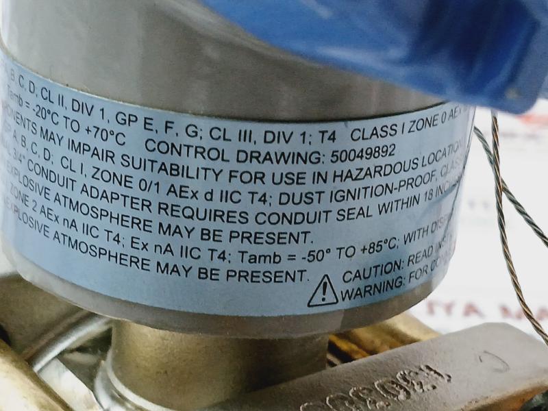 Honeywell St800 Pressure Transmitter Std820-e1Hc4As-1-a-cdc-11S-b-21A0-f1-0000 W/ Accessory