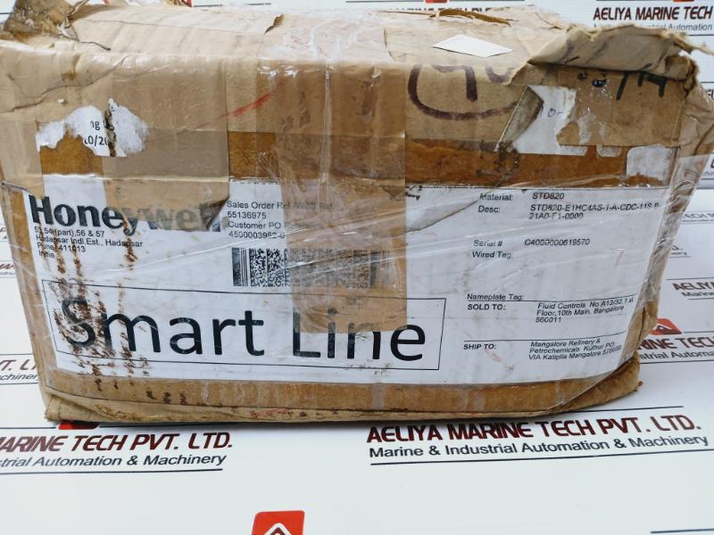 Honeywell St800 Pressure Transmitter Std820-e1Hc4As-1-a-cdc-11S-b-21A0-f1-0000 W/ Accessory