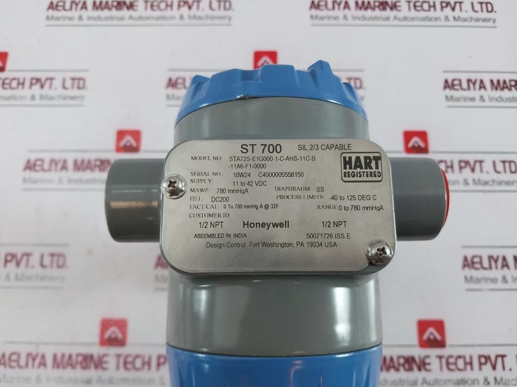 Honeywell Sta72S-e1G000-1-c-ahs-11C-b-11A6-f1-0000 Smart Pressure Transmitter