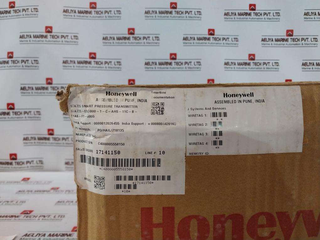 Honeywell Sta72S-e1G000-1-c-ahs-11C-b-11A6-f1-0000 Smart Pressure Transmitter