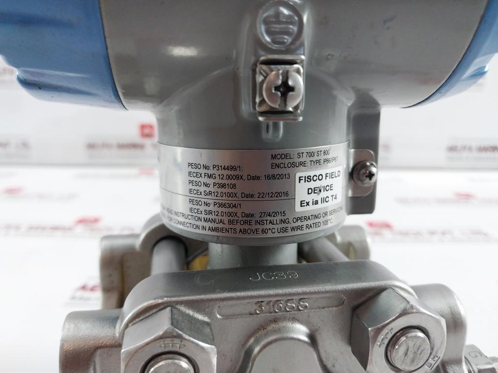 Honeywell Std820-41As4As-1-e-cfc-25C-b-61A0-fx,F1,Tp-0000 Pressure Transmitter