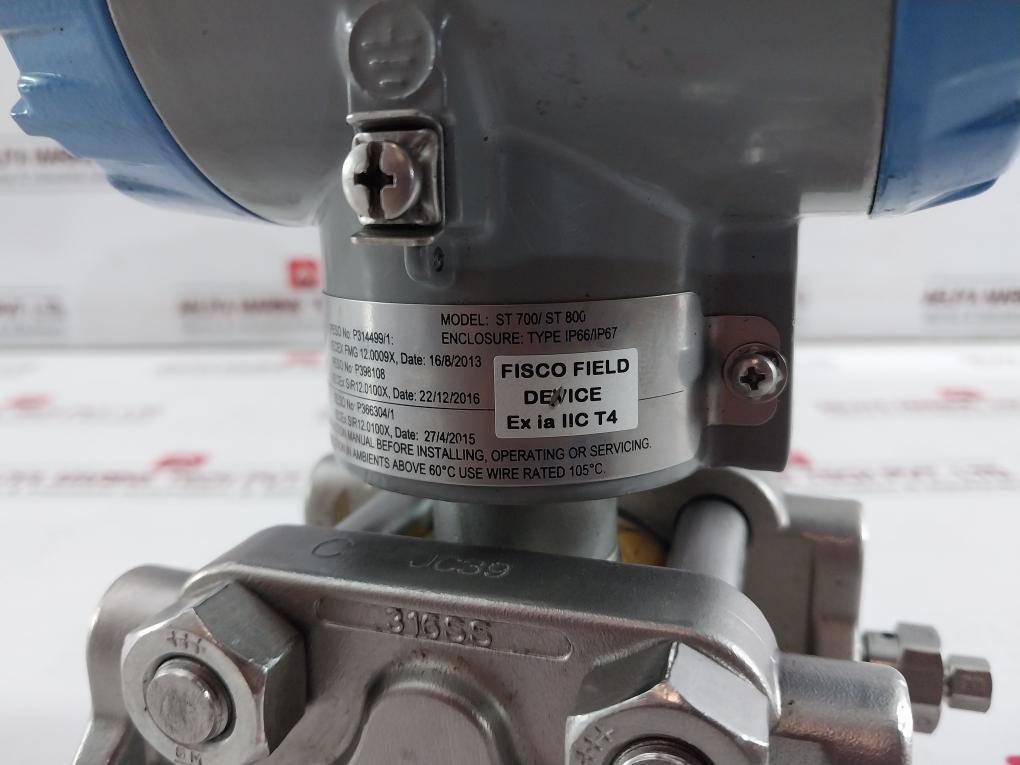 Honeywell Std820-41As4As-1-e-cfc-25C-b-61A0-fx,F1,Tp-0000 Pressure Transmitter