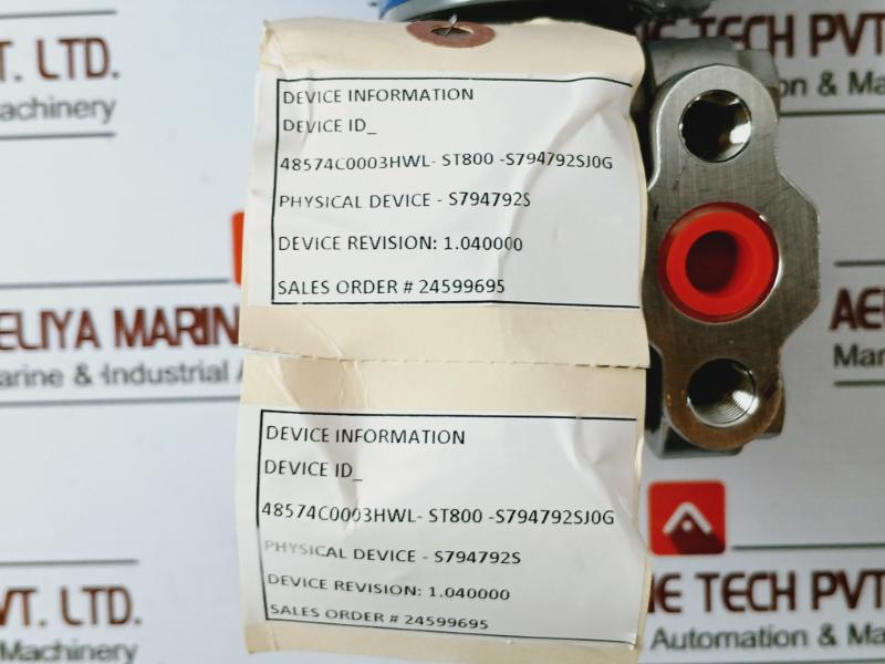 Honeywell Std820-e1Hn1As-1-c-dfc-16C-b-31A7-fg Smart Pressure Transmitter