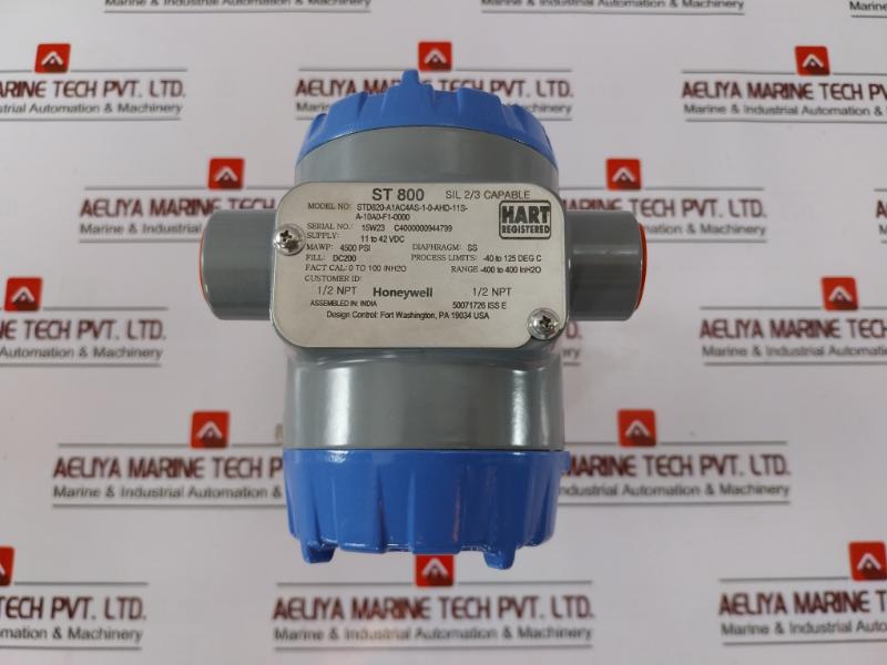 Honeywell Std820a1ac4as10ahd11sa10a0f10000 Smartline Differential Pressure Transmitter