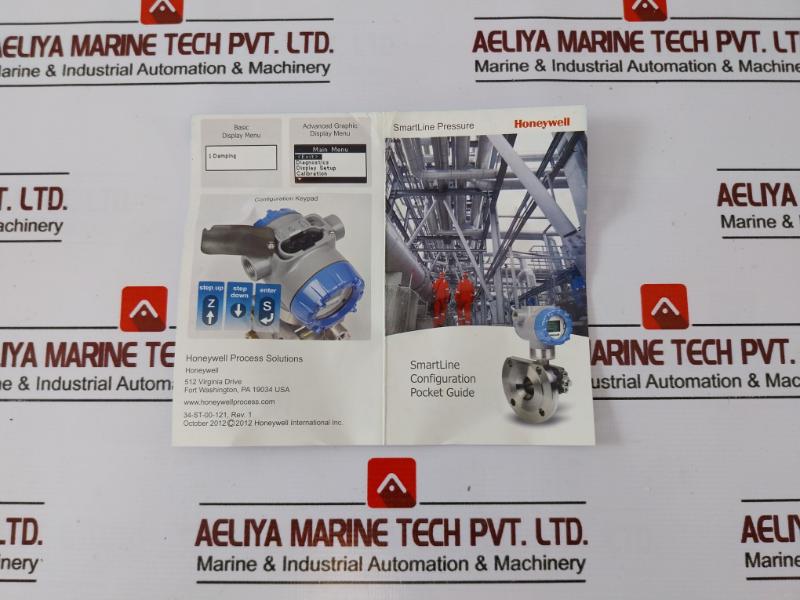 Honeywell Std820a1ac4as10ahd11sa10a0f10000 Smartline Differential Pressure Transmitter