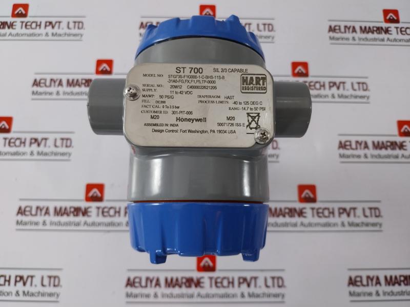 Honeywell Stg73sf1g0001cbhs11sb31a0fg, Fx,f1,f5,tp-0000 Smartline Gauge Pressure Transmitter