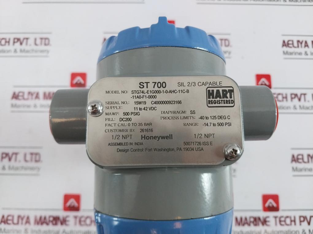 Honeywell Stg74L-e1G000-1-0-ahc-11C-b-11A0-f1-0000 Smart Pressure Transmitter