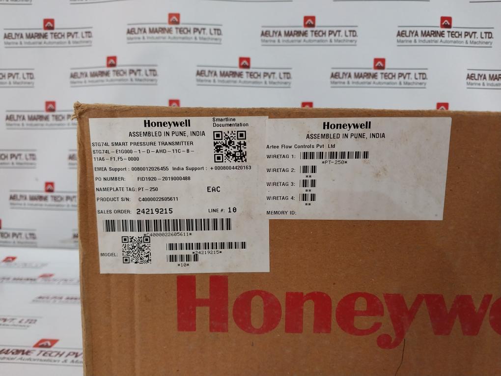 Honeywell Stg74L-e1G000-1-d-ahd-11C-b-11A6-f1,F5-0000 Smart Pressure Transmitter