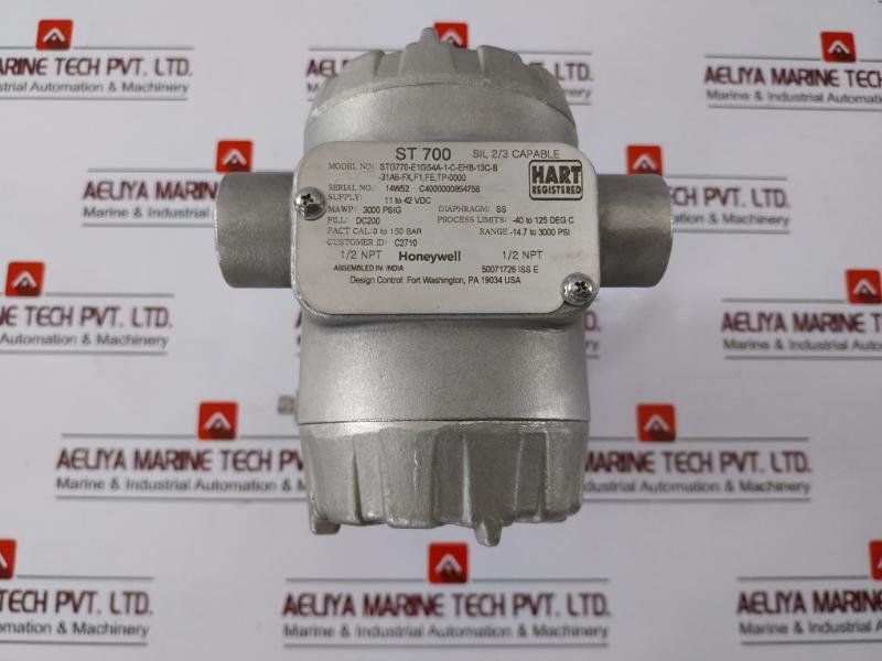 Honeywell Stg770-e1gs4a-1-c-ehb-13c-b-31a6-fx,f1,fe,tp-0000 Pressure Transmitter 50070382-501