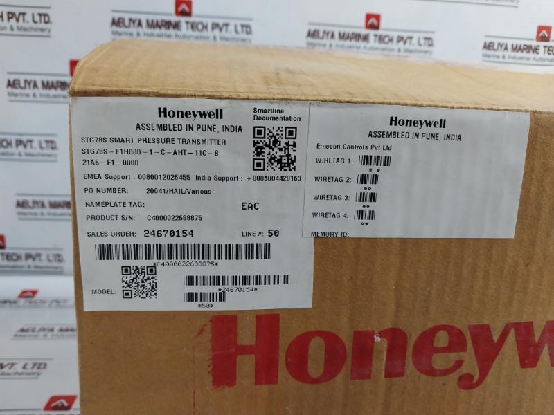 Honeywell Stg78sf1h000-1-c-aht-11c-b-21a6-f1-0000 Temperature Transmitter 700ser