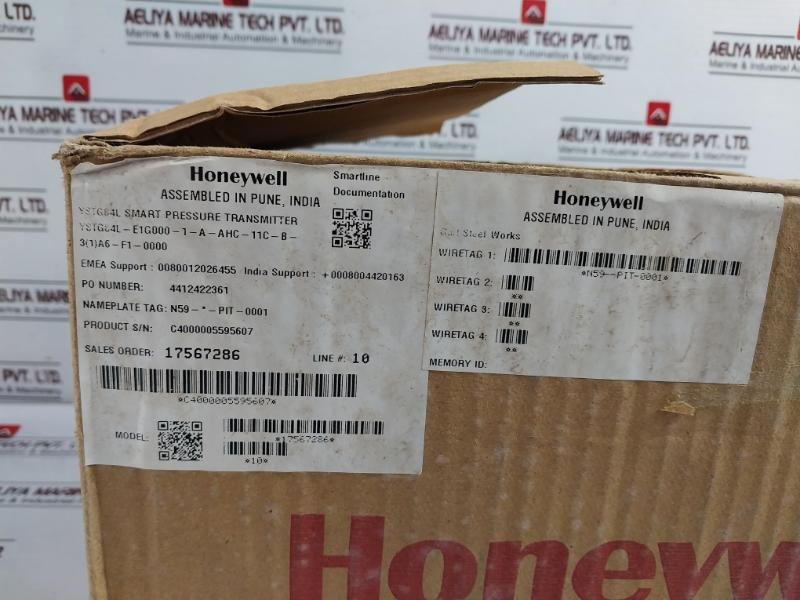 Honeywell Stg84l-e1g000-1-a-ahc-11c-b-31a6-f1-0000 Smart Pressure Transmitter