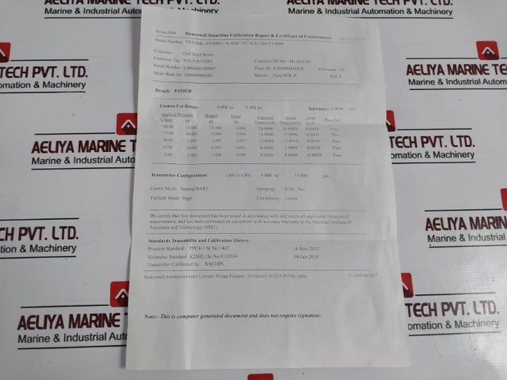 Honeywell Stg84l-e1g000-1-a-ahc-11c-b-31a6-f1-0000 Smart Pressure Transmitter