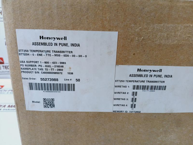 Honeywell Stt25H-0-ene-tte-m00-0D0-00-3H-0 Smart Temperature Transmitter Stt3000