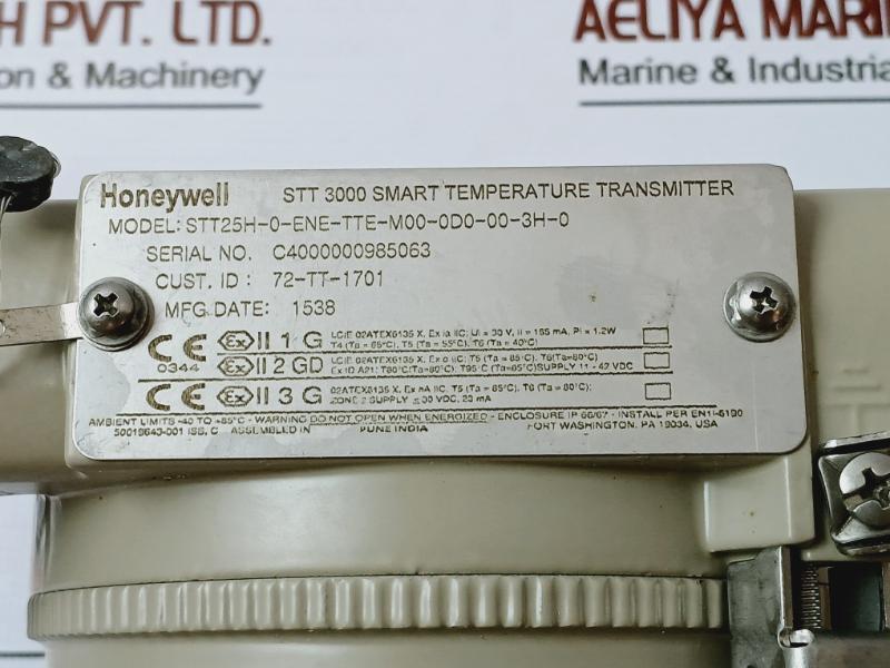 Honeywell Stt25H-0-ene-tte-m00-0D0-00-3H-0 Stt250 Temperature Transmitter