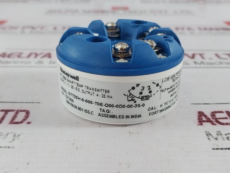 Honeywell Stt25h-0-000-t0e-d00-0d0-00-3s-0 Smart Temperature Transmitter 4-20 Ma