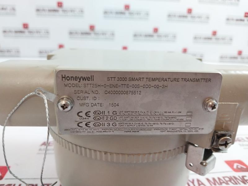Honeywell Stt25H-0-ene-tte-00S-0D0-00-3H Temperature Transmitter 11-42Vdc, Ip66