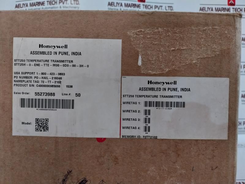 Honeywell Stt25h0enettem000d0003h0 Temperature Transmitter 50063196-501 Rev.a