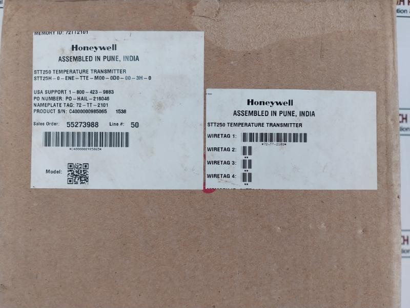 Honeywell Stt25h0enettem000d0003h0 Temperature Transmitter 50063196-501 Stt250