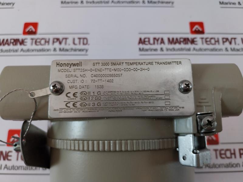 Honeywell Stt3000 Smart Temperature Transmitter Stt25h-0-ene-tte-m00-0d0-00-3h-0